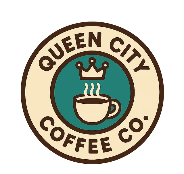 Queen City Coffee badge transfer